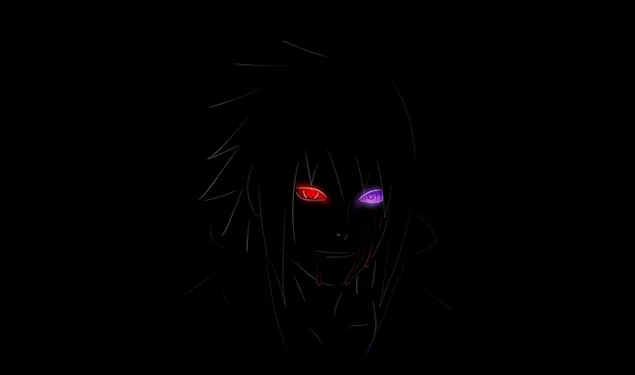 Naruto - ojos de sasuke uchiha