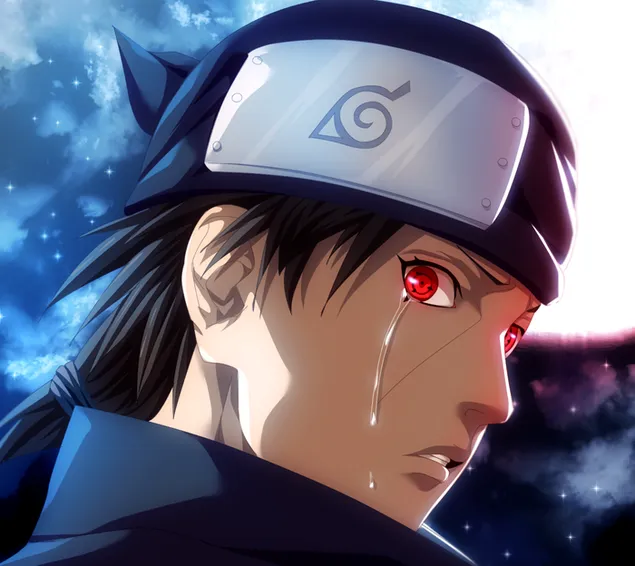 Naruto Shippuden - Itachi Uchiha,Leaf Shinobi,Sharingan,Crying
