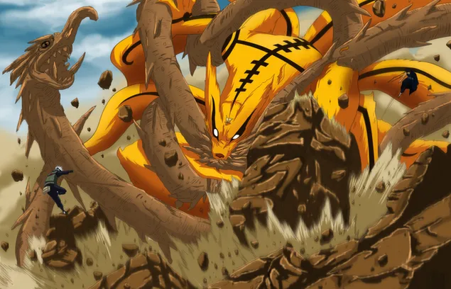 火影忍者疾風傳 - 鞍馬、宇智波帶土、博手卡卡西 HD 壁紙