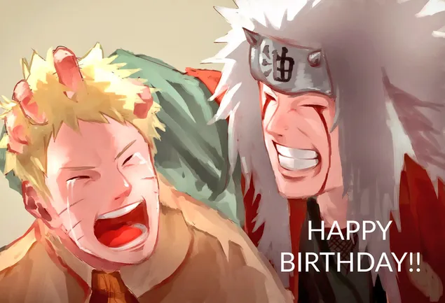 火影忍者疾风传 - 漩涡鸣人，自来也 2K 壁纸