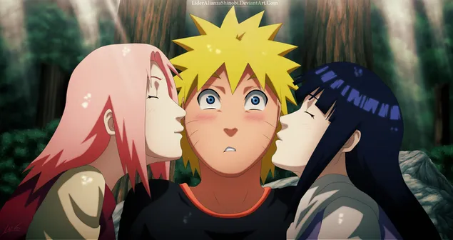 Naruto Shippuden - Naruto Uzumaki, Sakura Haruno, Hinata Hyuga