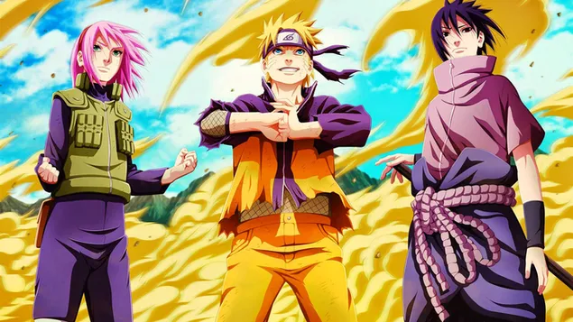 Naruto Shippuden - Naruto Uzumaki, Sasuke Uchiha, Sakura Haruno