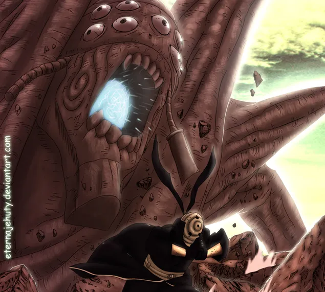 ناروتو شيبودن - أوبيتو أوتشيها ، تمثال جيدو HD خلفية