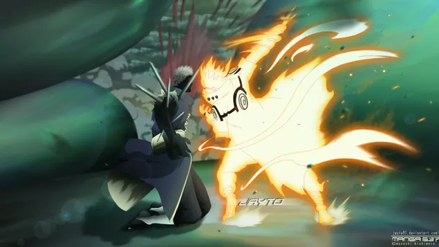 Naruto Shippuden - Obito Uchiha, Minato Namikaze HD kertas dinding