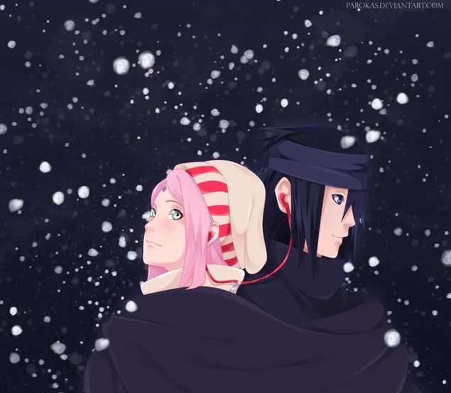 Naruto Shippuden - Sakura Haruno y Sasuke Uchiha