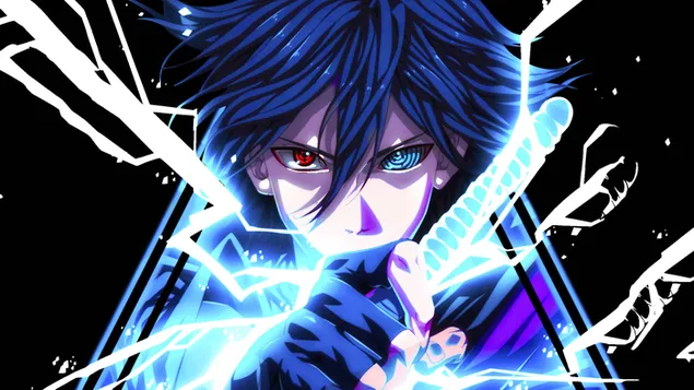 Naruto Shippuden - Sasuke Uchiha Lightning Katana download