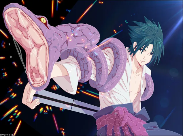 Naruto Shippuden - Sasuke Uchiha, Serpiente Orochimaru