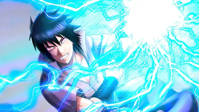 Naruto Shippuden | Sasuke Uchiha 4K fondo de pantalla