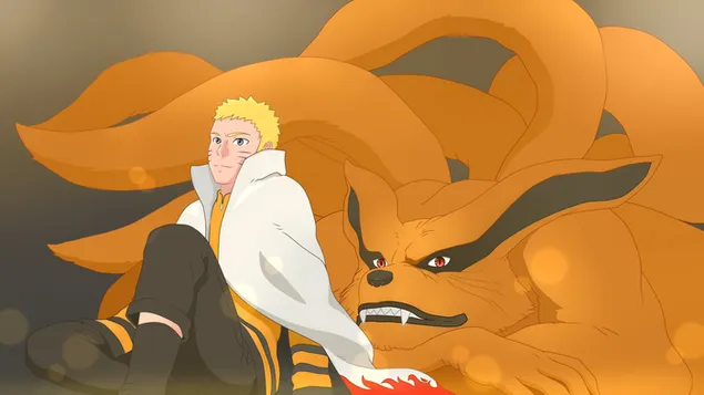 Naruto Uzumaki e Kuruma 2K papel de parede