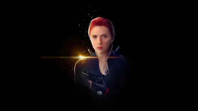 Natasha Romanova pas vdekjes 4K sfond