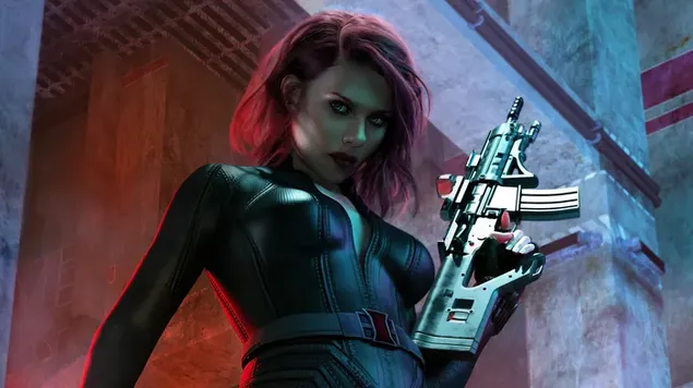 descarcare natasha romanova holding ak47