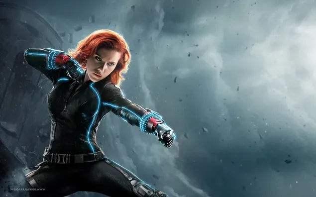 avengers age of ultron'da natasha'nin kara dul takimi indir