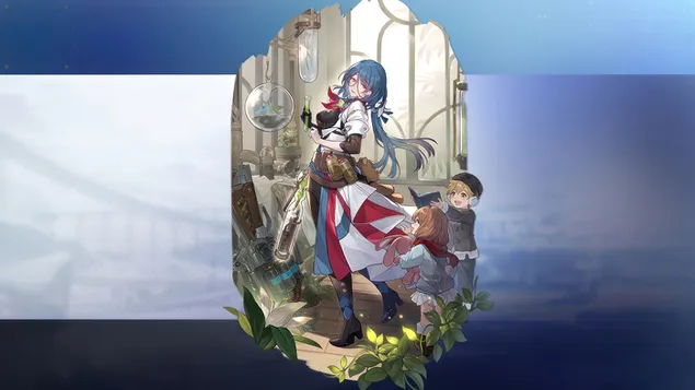 Шпалери Наташа, справжній лідер Wildfire від Honkai star rail 4K