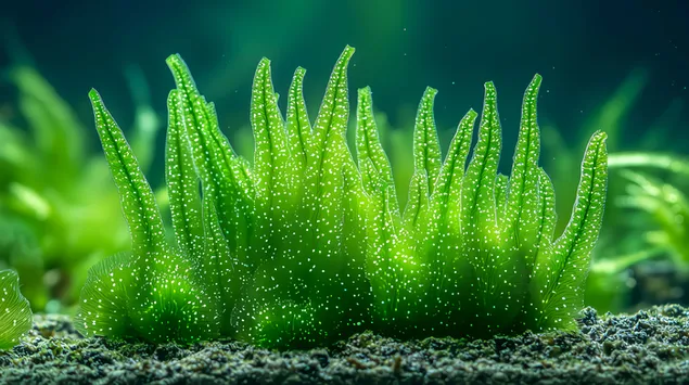 الجمال الطبيعي لجزيرة كوديوم الهش تحت مياه الشمس 4K خلفية