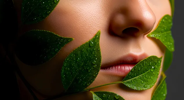 natural'naya krasota i ukhod za kozhey: svezhie list'ya i siyayushchaya kozha skachat'