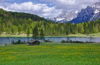 Шпалери Природа - зелений краєвид фону HD