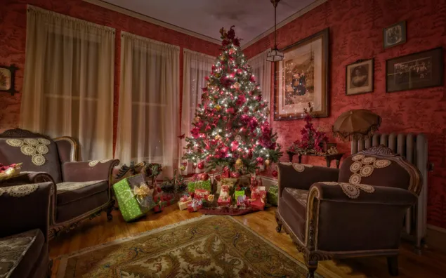Navidad - brillante árbol de navidad