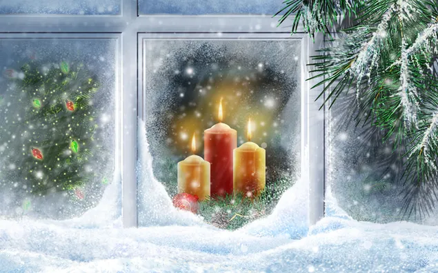 Navidad - decoración de velas