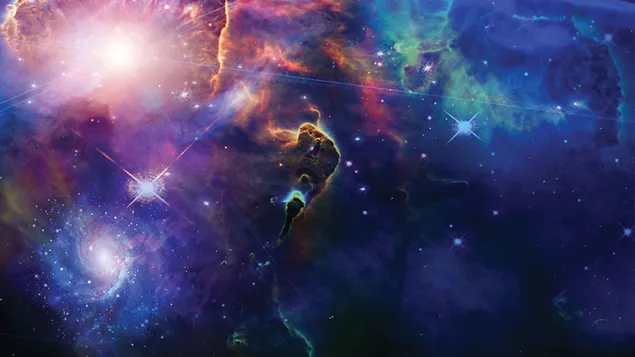 Nebula, Galaxy and Stars download