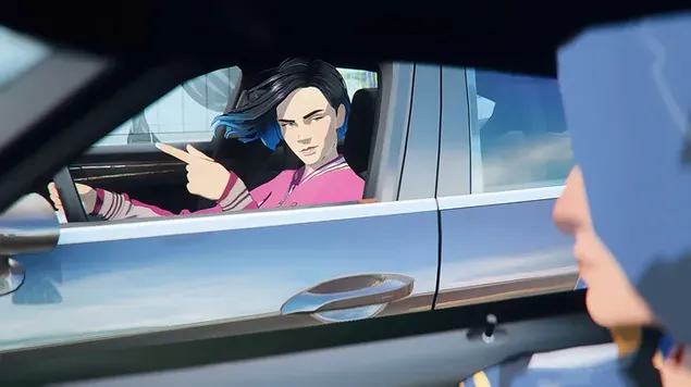 Need for Speed ​​Unbound Araba yarışı 4K duvar kağıdı