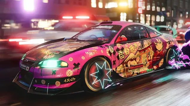 Need for Speed ​​Unbound Spor araba 4K duvar kağıdı