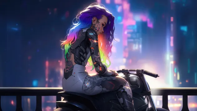 neon drommar i en crome verklighet ladda ner