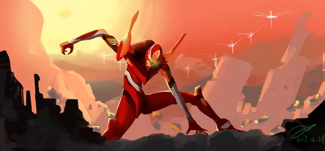 Taustakuva Neon Genesis Evangelion 2.0 4K