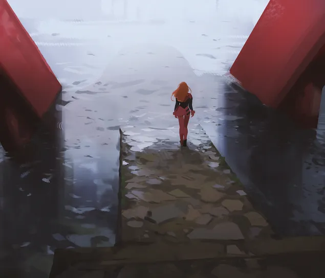 Taustakuva Neon Genesis Evangelion - Asuka Langley Sohryu HD