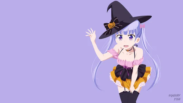 เกมส์ใหม่! - Aoba Suzukaze (เวกเตอร์) 2K วอลเปเปอร์