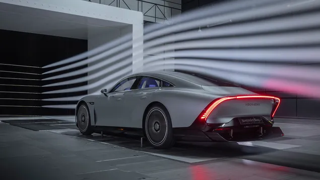 Tapeta Nový aerodynamický tunel Mercedes Vision EQXX 2K