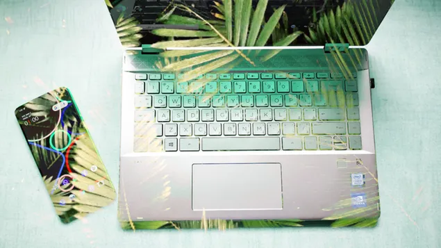Nueva tecnología en verde 4K fondo de pantalla