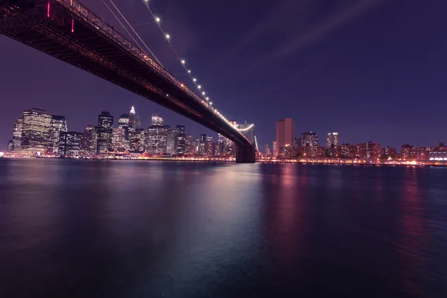 new york bridge 2K wallpaper
