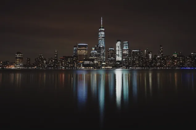 New York City At Night 4K wallpaper download