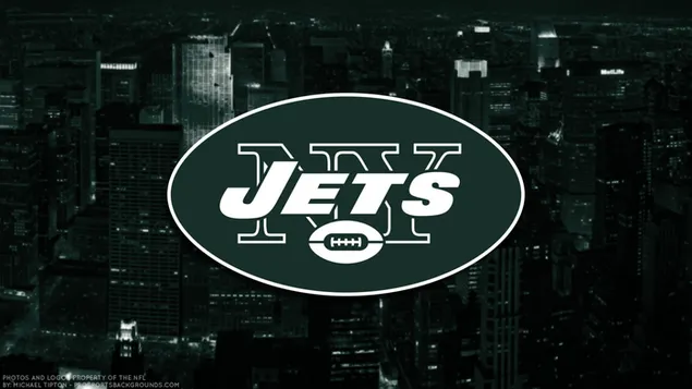 New york jets logo 4K bakgrunn