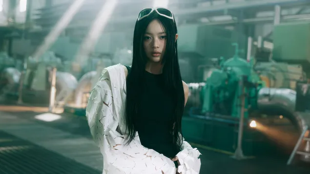 Páipéar balla Hanni ó NewJeans le haghaidh Lámhaigh Albam 'Osnádúrtha'4K