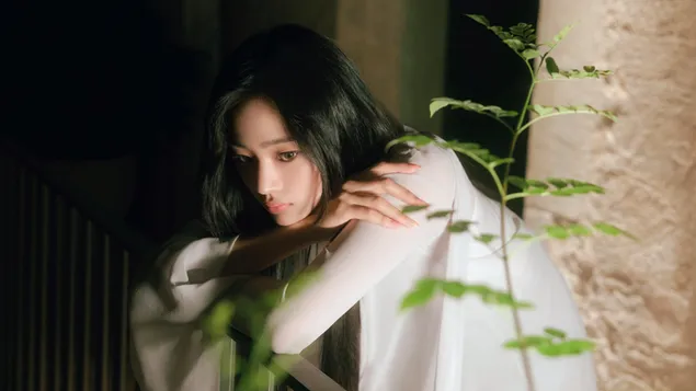 NewJeans‘ Minji beim Get Up-Album-Shooting 4K Hintergrundbild