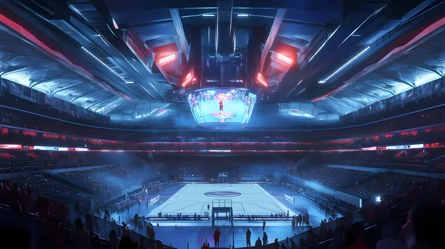 Next-Gen Stadium: Redefiniing the Future of Sports Entertainment 8K bakgrund