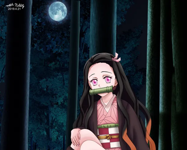 Незуко Камадо #2 HD тапет