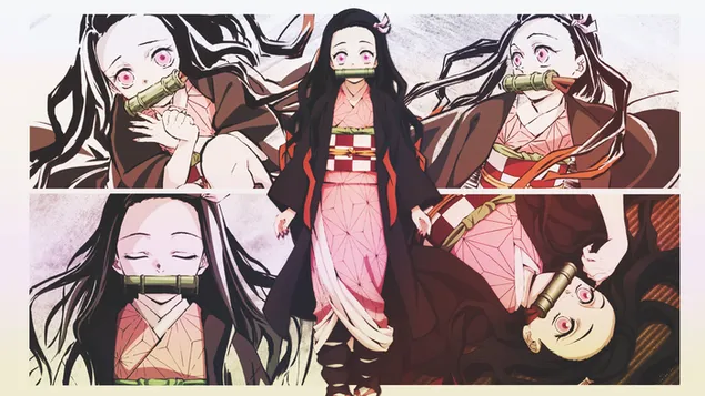 Taustpilt Nezuko Kamado Demon Slayeri animest HD