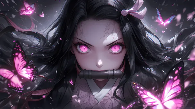 nezuko kamado nga demon slayer shkarkim