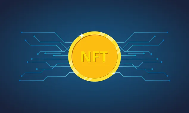 Logotip de NFT baixada