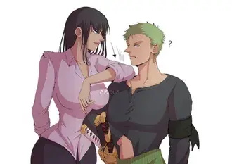 Tapeta Nico Robin & Roronoa Zoro - One Piece 2K