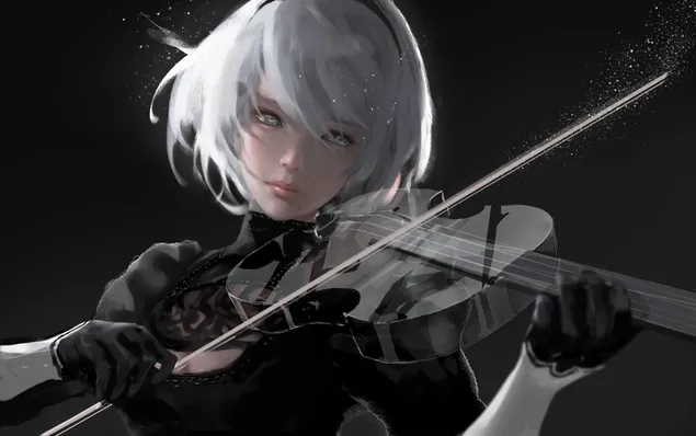 NieR: Automata (trò chơi điện tử) - Cô gái chơi Violin