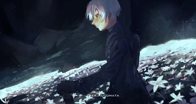 NieR Automata - Yorha No. 9 Type S 2K bakgrunn