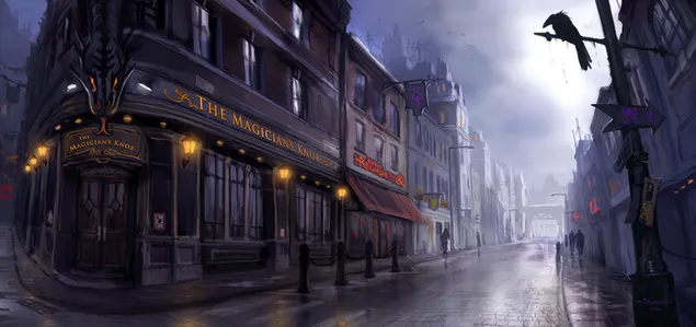 לילה בעיר האפלה 2K טפט