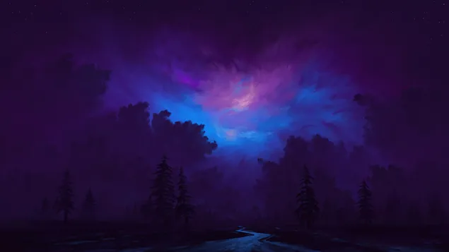 Night Scenery Landscape