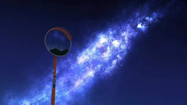 Night Sky Stars Anime Art