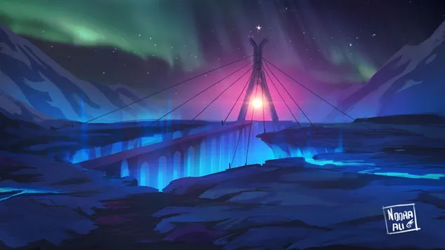 Nightgale City HD wallpaper