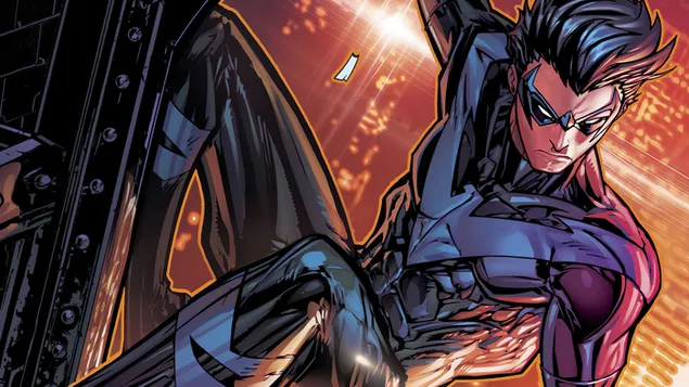 Nightwing (DC) Superhero Comics Art 4K wallpaper