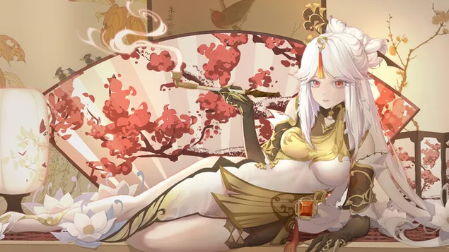 Ningguang : Genshin Impact [อนิเมะวิดีโอเกม] 4K วอลเปเปอร์